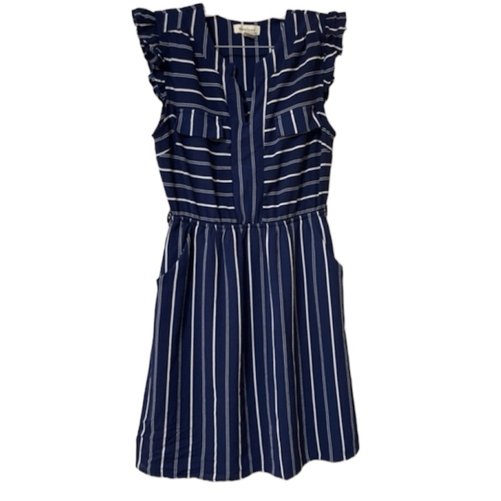 Price reduced!  Siz Lg Blue/White Elastic Waist  Pockets P2P just under 19”